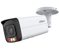 IP kamera, cilindras, 4MP, „STARLIGHT“, 1/2,9 colio, 3,6 mm, 84° F1,6, 25 kadrai per sekundę, IR+LED 50/60 m, WDR, IVS, IP67, mikrofonas