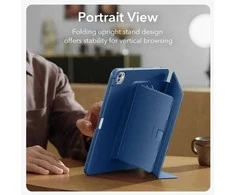 iPad Pro 13 dėklas atverčiamas tamsiai mėlynas ESR