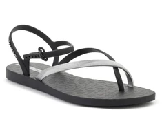 IPANEMA ELEGANT SAND moteriškos basutės, juodos/sidabrinės spalvos, 83782-BN808
