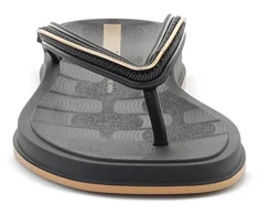 IPANEMA GLOW AD basutės, juoda/juoda/auksinė, 27398-BR745