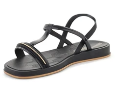 IPANEMA GLOW SAND AD moteriškos basutės, juoda/juoda/auksinė, 27402-BR730