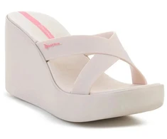IPANEMA HIGH FASHION II SLIDE FEM smėlio spalvos/blizgučiai/rožinė 83646-BO701