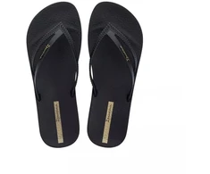 Ipanema moteriškos šlepetės Bossa Soft V, juodos, patogios, madingos