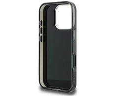Karl Lagerfeld IML Aquarelle Choupette dėklas Apple iPhone 16 Pro Max juodos spalvos