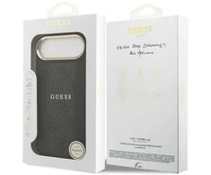 Dėklas Guess 4G Stripe MagSafe case for iPhone Air - juodas