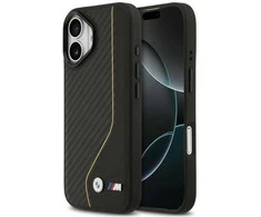 BMW M Carbon Line ir logotipo „MagSafe“ dėklas, skirtas iPhone 17 – Geltona