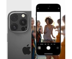 „Tech-Protect Camalloy Fit+“ kameros stiklas, skirtas „iPhone 17“ - Mėlyna