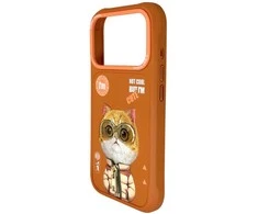 iPhone 17 Pro dėklas oranžinis Cool&amp;Cute Nimmy