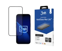 LCD apsauginis stikliukas 3mk Hard Glass Max Lite Apple iPhone 17 Pro juodas