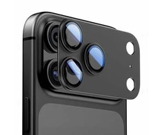 iPhone 17 Pro kameros stikliukas oranžinis Camfull