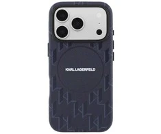Dėklas Karl Lagerfeld Monogram Logo MagSafe Case for iPhone 17 Pro Max - Mėlyna