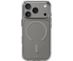 Dėklas Laut Crystal Fluro iPhone 17 Pro Max, skaidrus pilkas