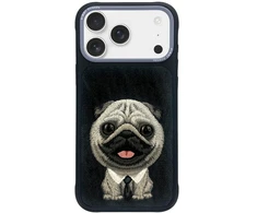 Dėklas NIMMY case BIG EYED PET 2.0 Dog for IPHONE 17 Pro juodas