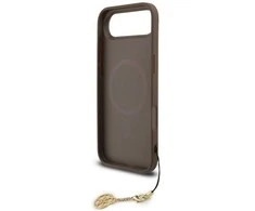 Guess 4G Charm dėklas skirtas Apple iPhone 17 Air Tone on Tone rudos spalvos
