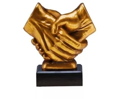 Išlieta figurėlė - rankų paspaudimas RFST2089/G