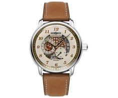 Išmanusis laikrodis Mechaninis laikrodis Zeppelin New Captain's Line 42 mm