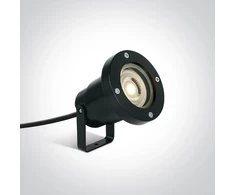 Įsmeigiamas sodo šviestuvas, GU10, juodas, IP65, 67202G/B