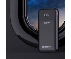 Išorinė baterija  Dudao K15Pro | 20000 mAh | 22.5 W PD | USB-C / USB-A | integruoti Lightning ir USB-C kabeliai