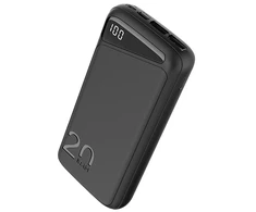 Išorinė baterija (power bank), 20000mAh, juodos sp., DC22.5W