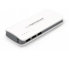 Išorinė baterija (Power Bank) Esperanza Radium EMP106WE (8000mAh; microUSB, USB 2.0; balta)