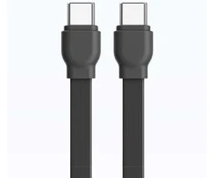 Išorinė baterija Powerbank 10000mAh 22.5W su USB-C ir laidu – pilka