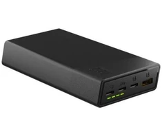 Išorinė baterija Žalias CELL POWERPLAY 20S juoda, 20000 mAh, 22,5 W, 3x USB-C PD, 1x USB-A