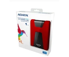 Ausinės Išorinis kietasis diskas ADATA HD650 (1TB; 2.5"; USB 3.2; raudonas)