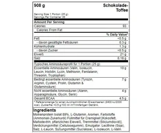 Išrūgų baltymų izoliatas BioTech Iso Whey Zero 908 g, šokolado ir irisų skonio