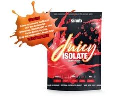 Išrūgų baltymų izoliatas Sinob Juicy Isolate 1kg, vyšnių skonio