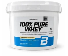 Išrūgų baltymų milteliai BioTechUSA 100% Pure Whey 3000 g, burbono vanilės skonio