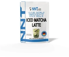 Išrūgų baltymų milteliai NNT Whey Iced Matcha Latte 600 g, vanilinio matcha latte skonio