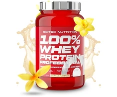 Išrūgų baltymų milteliai Scitec 100% Whey Professional 920 g, vanilės skonio