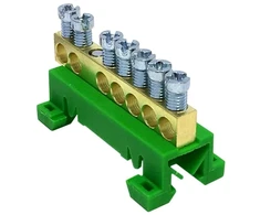 Įžeminimo gnybtas PE7 7x16 mm2 Morek MAD0007G15 (žalias)