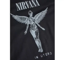 Jack &amp; Jones marškinėliai Nirvana JPRBLUNIRVANA SS TEE 12287521 JUODA