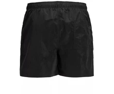 Jack&amp;Jones JPSTMAUI Raukšlėto nailono plaukimo šortai SS25 12285513 JUODA/RYŠKI BALTA