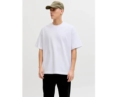 Jack&amp;Jones marškinėliai JJEBARRON TEE SS O-NECK NOOS 12298906 balti
