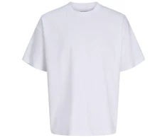 Jack&amp;Jones marškinėliai JJEBARRON TEE SS O-NECK NOOS 12298906 balti