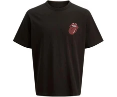 Jack&amp;Jones Marškinėliai Rolling Stones JPRBLUSTONES SS TEE 12284292 Juodas