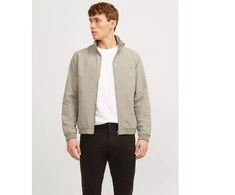 Jack&amp;Jones striukė bomberis JJERUSH HARRINGTON BOMBER NOOS 12204277 CROCKERY