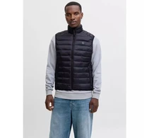 Jack&amp;Jones vyriška liemenė JJEBRADLEY LIGHT BODYWARMER COLLAR NOO 12280973 JUODA