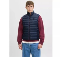 Jack&amp;Jones vyriška liemenė JJEBRADLEY LIGHT BODYWARMER COLLAR NOO 12280973 SKY CAPTAIN