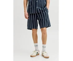 Jack&amp;Jones vyriški dryžuoti šortai JPSTJAIDEN COBA STRIPE JOG SHORTS REG SN 12274413 SKY CAPTAIN/STRIPES