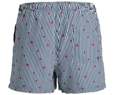 Jack&amp;Jones vyriški JWHARUBA SWIM PRINTS šortai 12206537 NAVY BLAZER STRIPES