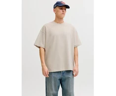 Jack&amp;Jones vyriški marškinėliai JJEBARRON TEE SS O-NECK NOOS 12298906 MOONBEAM