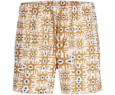 Jack&amp;Jones vyriški maudymosi šortai JPSTMAUI SAND MATURE SWIM SHORTS 12291428 BUCKTHAM BROWN