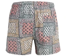 Jack&amp;Jones vyriški maudymosi šortai JPSTMAUI SHELL AOP SWIM SHORTS REG 12291808 ASH ROSE