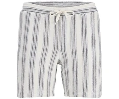 Jack&amp;Jones vyriški šortai JPSTJAIDEN COBA STRIPE JOG SHORTS REG SN 12274413 CLOUD DANCER/STRIPES