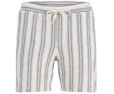 Jack&amp;Jones vyriški šortai JPSTJAIDEN COBA STRIPE JOG SHORTS REG SN 12274413 CLOUD DANCER/STRIPES
