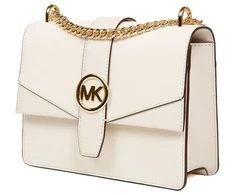 Jasnokremowa skórzana listonoszka Michael Kors 35S5GGRC1L