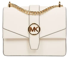 Jasnokremowa skórzana listonoszka Michael Kors 35S5GGRC1L